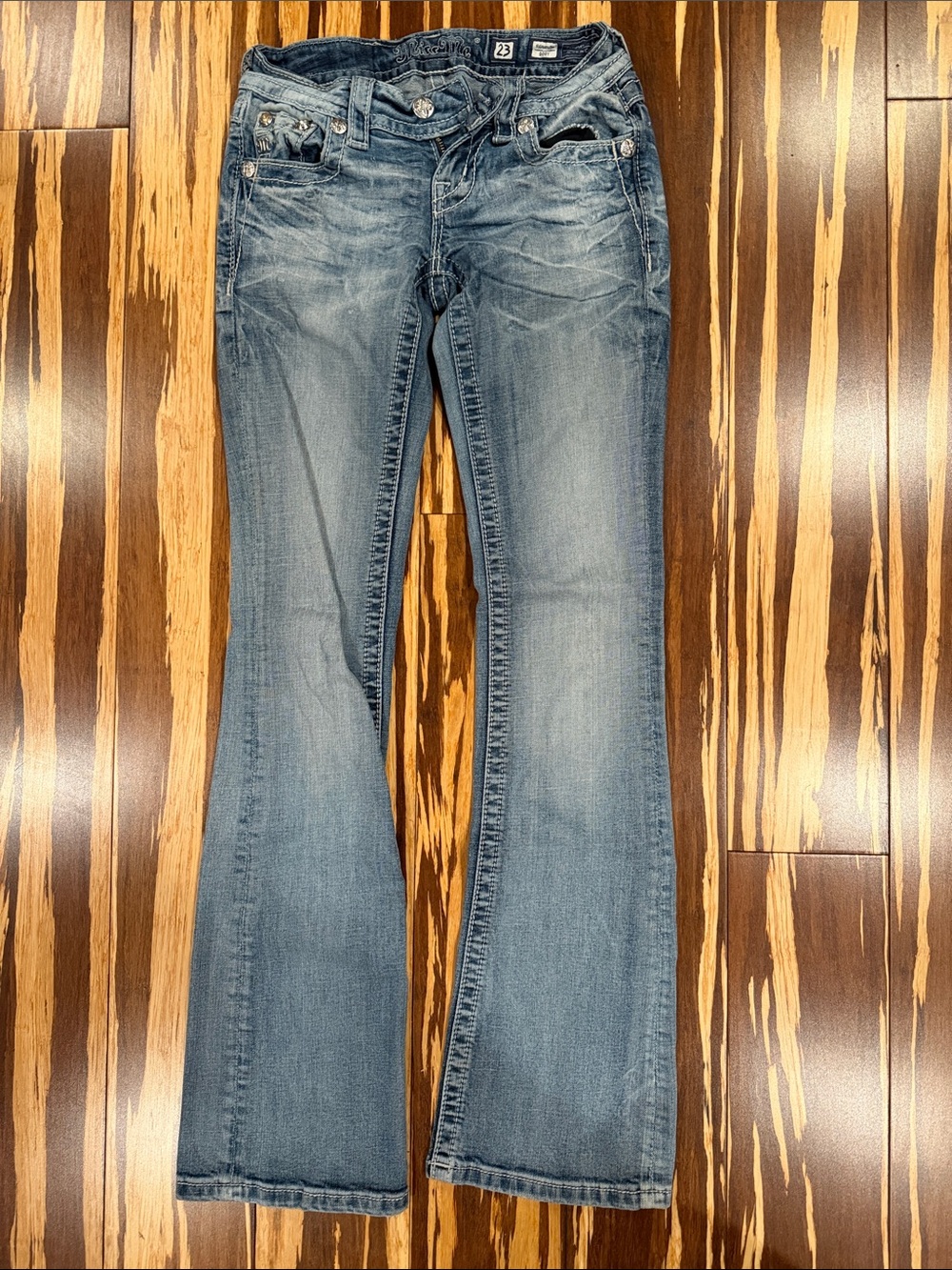 Miss Me Light Blue Flare Jeans